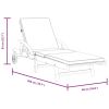 Sun Loungers 2 pcs with Cushions 78.7"x26.8"x32.7" Solid Wood Acacia