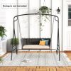 Outdoor Metal Swing Frame with Extra Side Bars