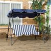 3-Seat Outdoor Porch Swing (Swiship ship)( Prohibited by WalMart )