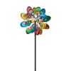 Decorative Windmill with 360°Rotation for Backyard and Garden, Colorful