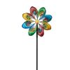 Decorative Windmill with 360°Rotation for Backyard and Garden, Colorful