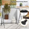 Outdoor Metal Swing Frame with Extra Side Bars
