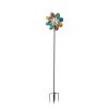 Decorative Windmill with 360°Rotation for Backyard and Garden, Colorful