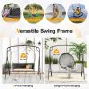 Outdoor Metal Swing Frame with Extra Side Bars