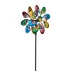Decorative Windmill with 360°Rotation for Backyard and Garden, Colorful