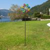 Decorative Windmill with 360°Rotation for Backyard and Garden, Colorful