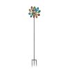 Decorative Windmill with 360°Rotation for Backyard and Garden, Colorful
