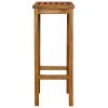 5 Piece Patio Bar Set Solid Wood Acacia