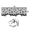 3PCS Halloween Lamp Shade Cover Decoration, Lace Spider web Lampshades Cover