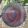 Creative 3D Kinetic Stainless Steel Wind Spinner Outdoor Garden Hanging Decoration Mandala Butterfly Design Wind Chime Spinner
