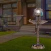 Bird Bath Feeder with Solar Light for Garden Backyard Decor