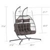 Outdoor Rattan Furniture Hanging Chair Egg Chair