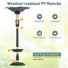 Birdbath with Bird Feeder and Flower Planter for Outdoor Decor